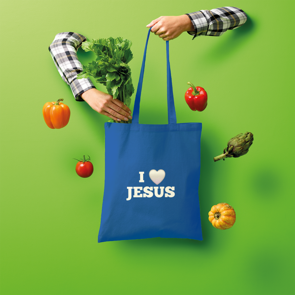 I love Jesus Shopper Tote Bag