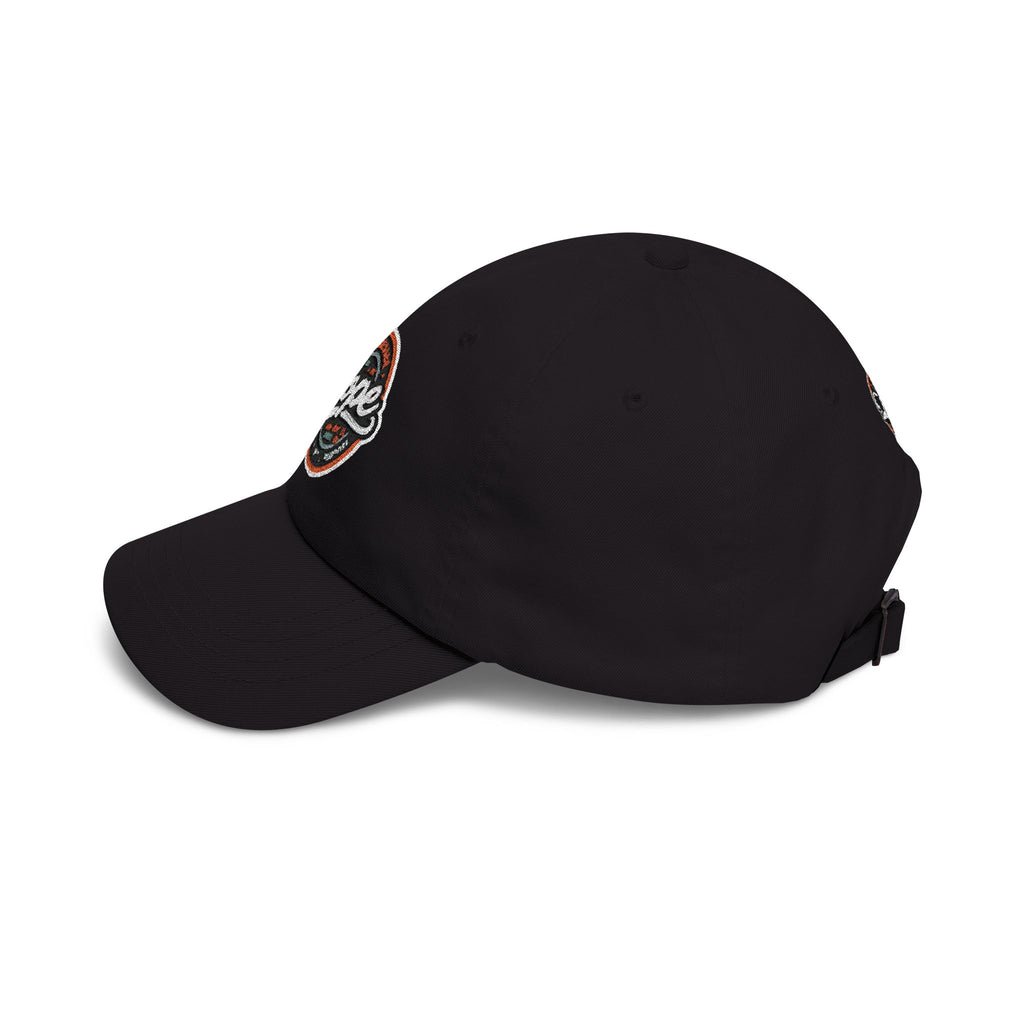 Dope Circle Embroidered Cap — Vintage Retro Logo Baseball Hat