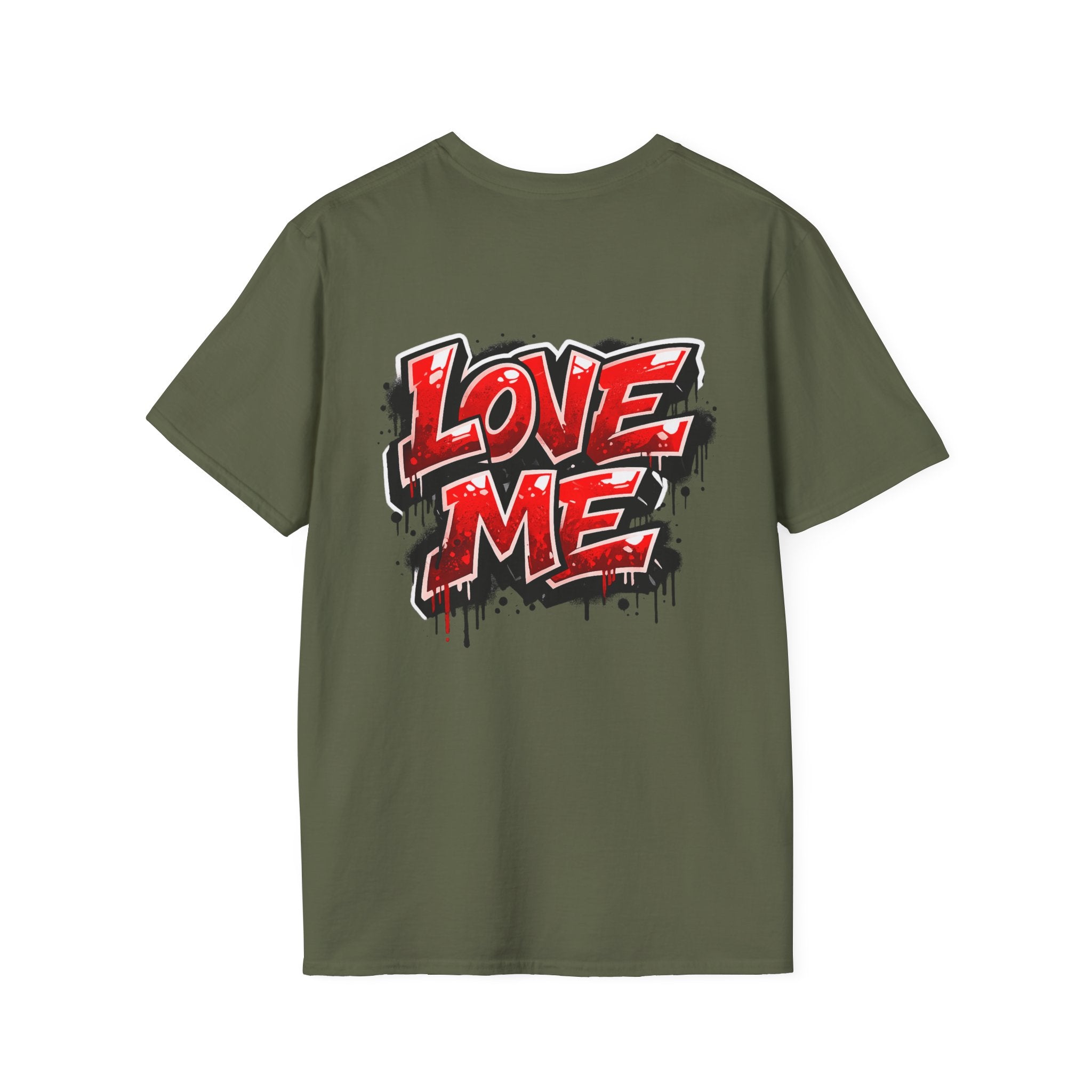 Broken Teddy Bear Graphic Tee — "Love Me" Street Art Shirt Unisex