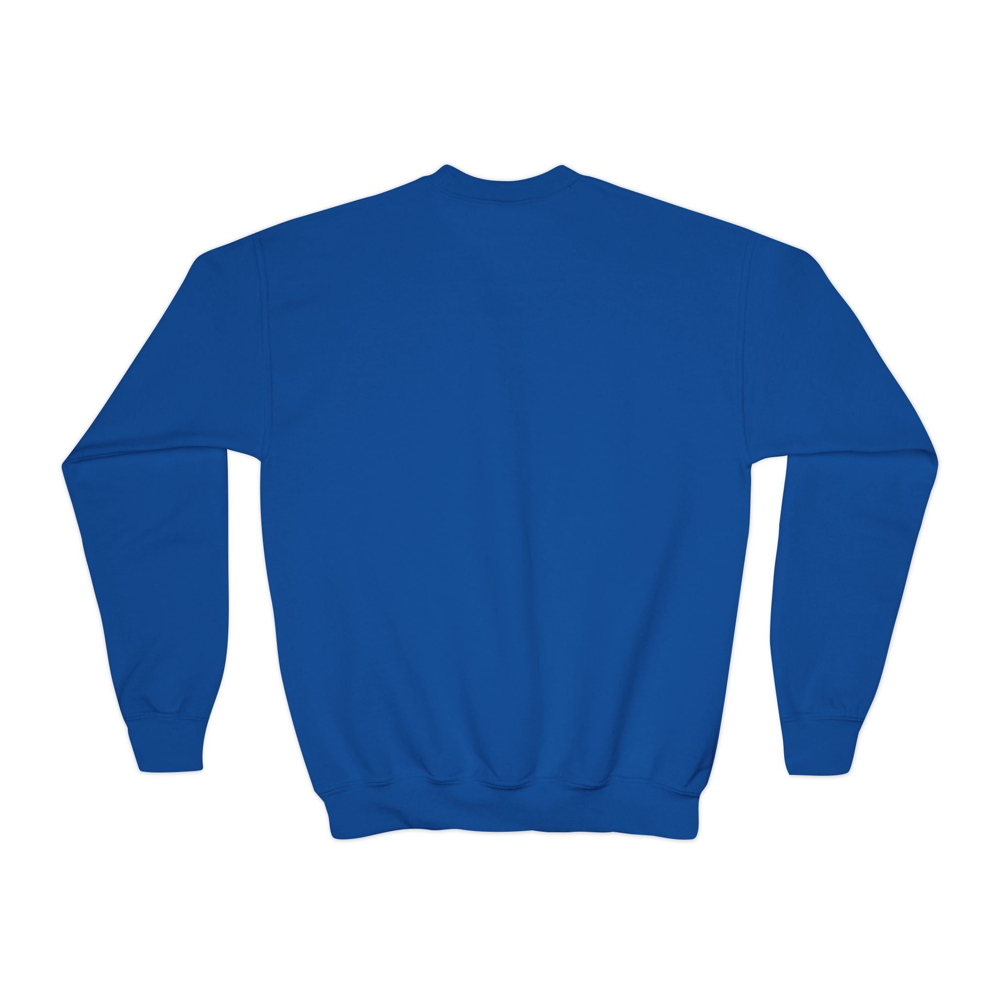 Youth Crewneck Sweatshirt — Minimal White Kid’s Pullover