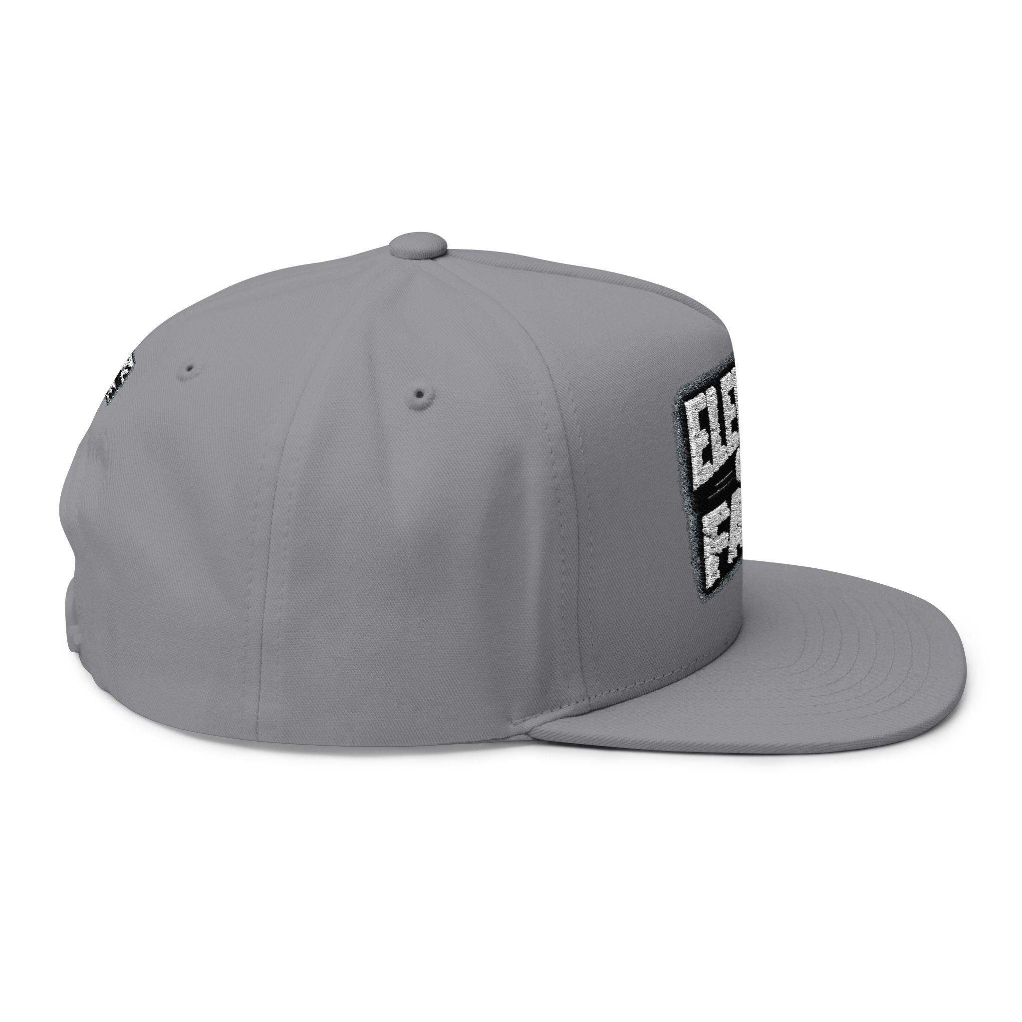 Elevate or Fade Flat Bill Cap for Trendy Casual Styles