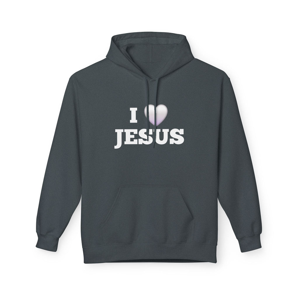 I Love Jesus Christian Faith Hoodie