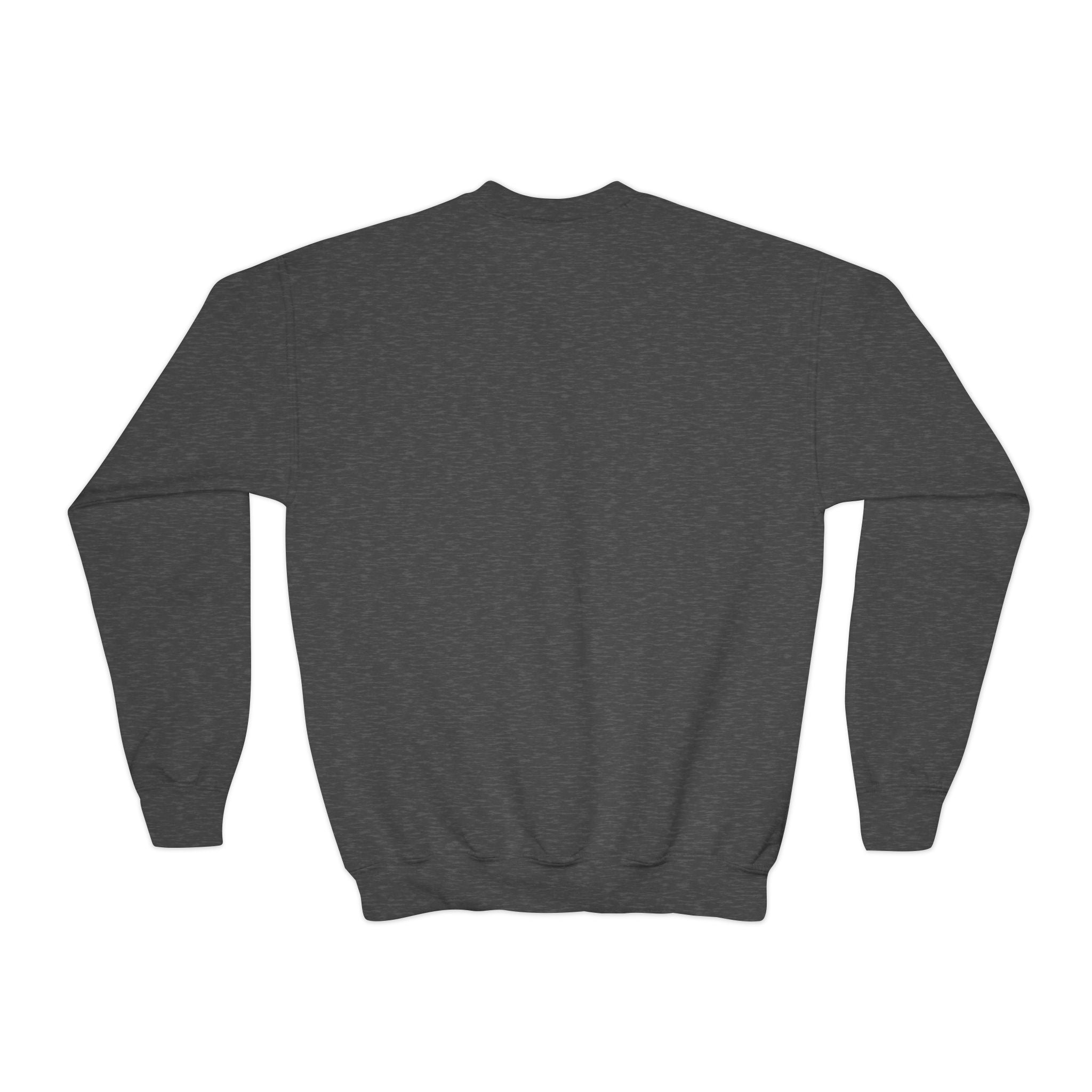 Youth Crewneck Sweatshirt — Minimal White Kid’s Pullover