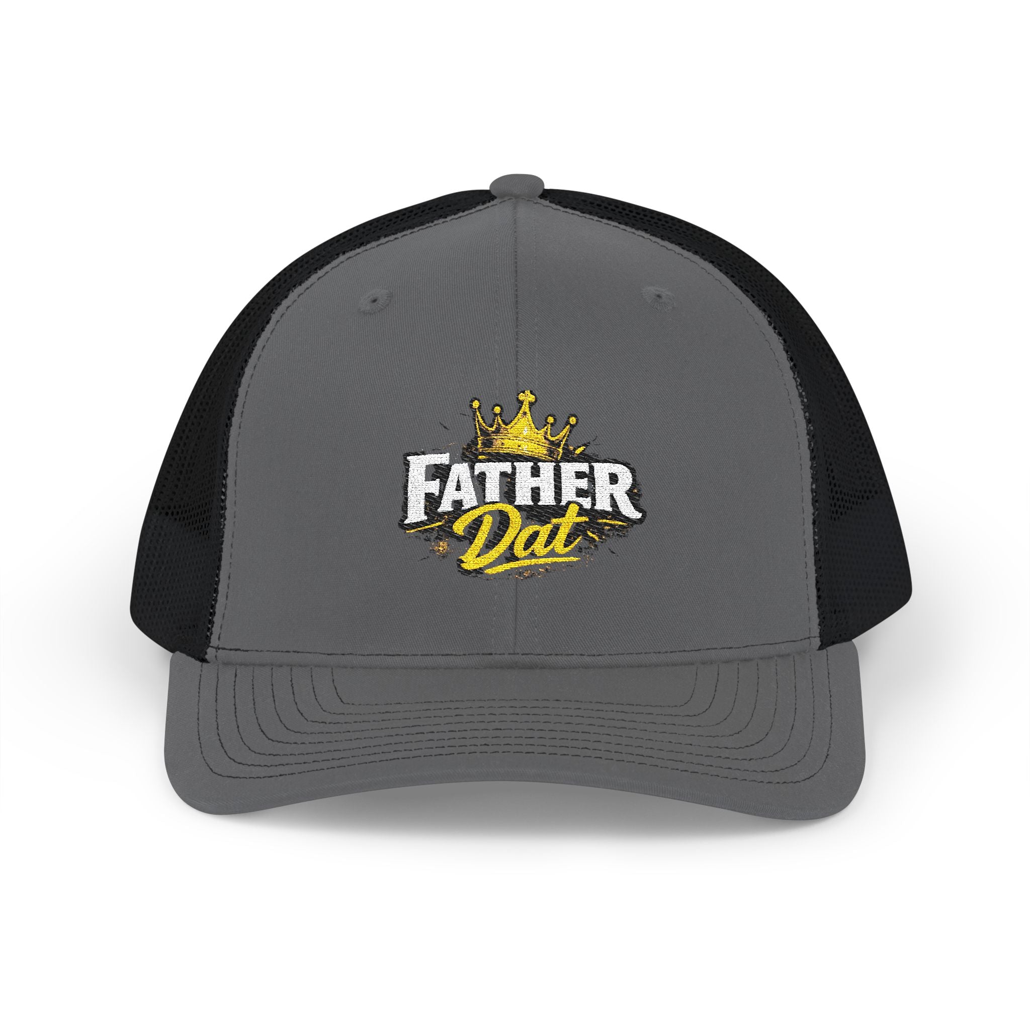 Father Dad Crown Snapback Trucker Cap