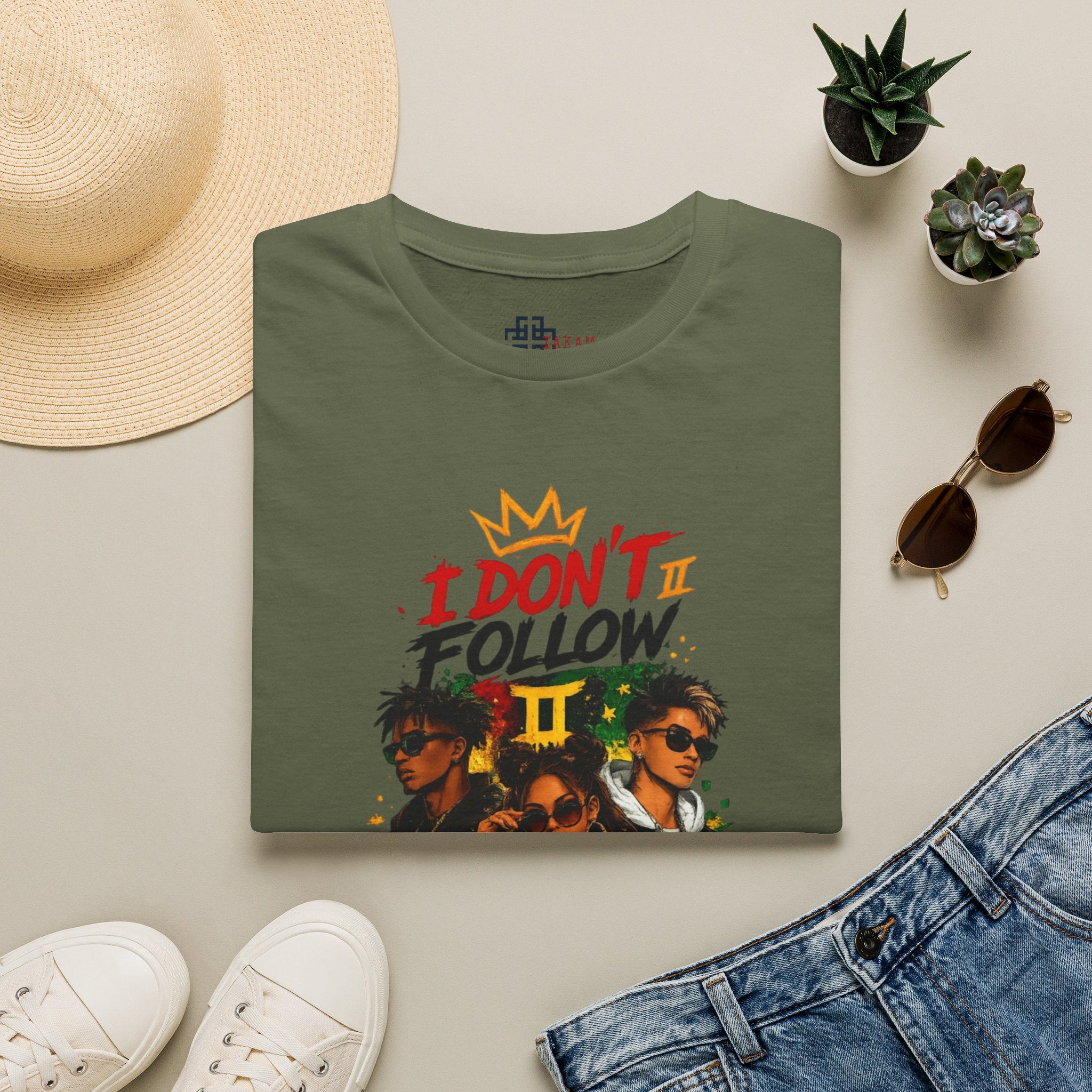 I Don't Follow Trends T‑Shirt 3— Retro Rebel Graphic Tee