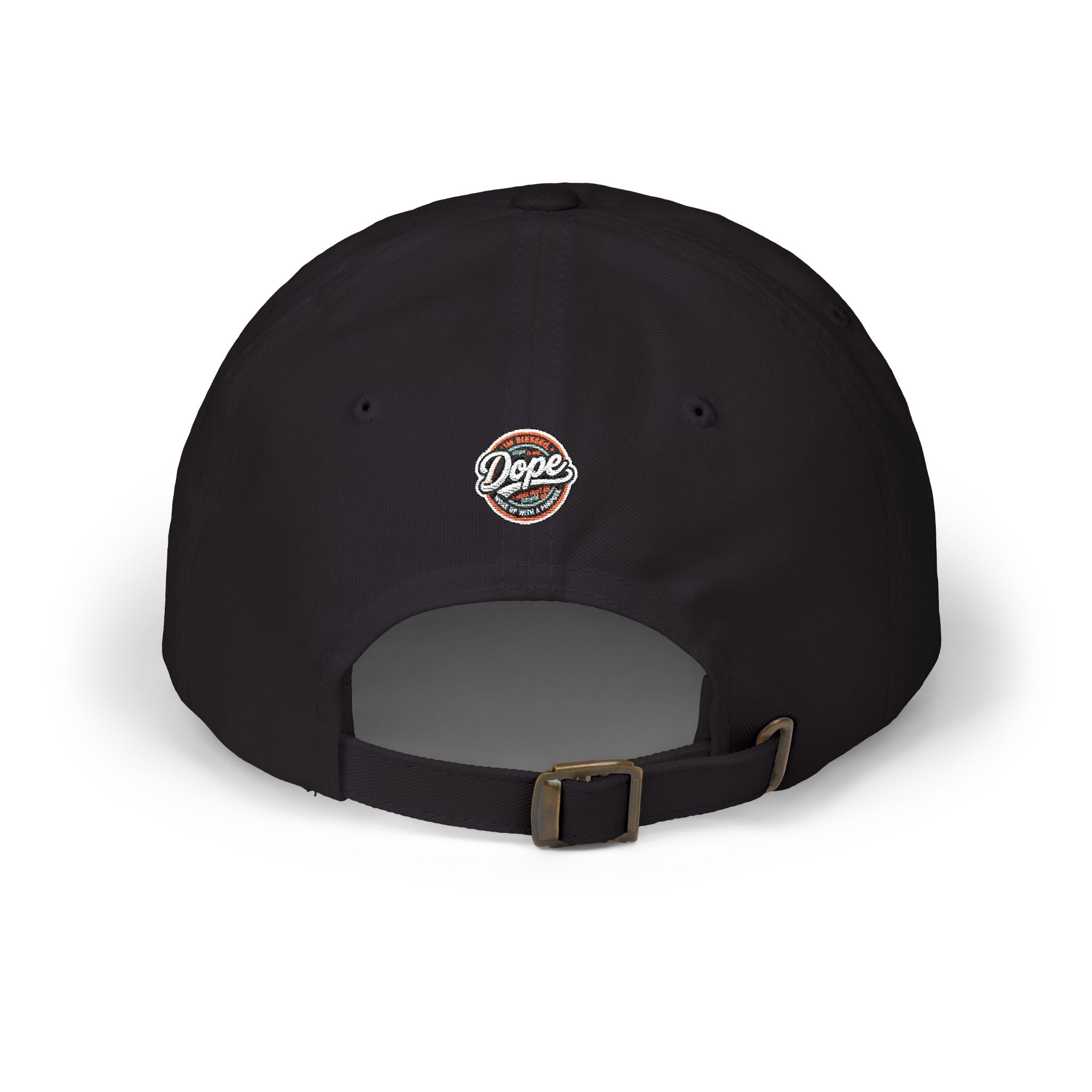 Dope Circle Embroidered Cap — Vintage Retro Logo Baseball Hat