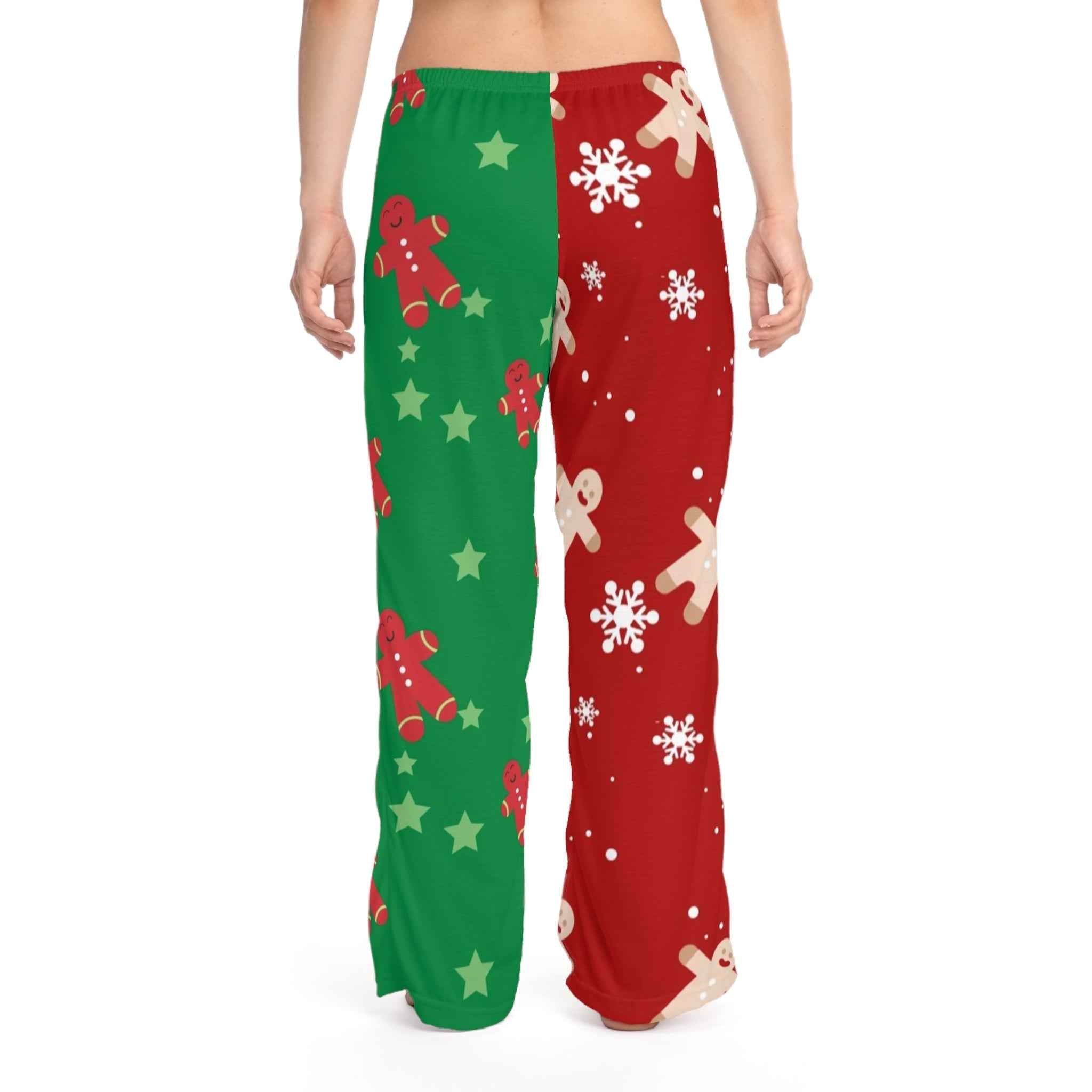 Women's Gingerbread Pajama Pants - Two Toned Cozy Comfort