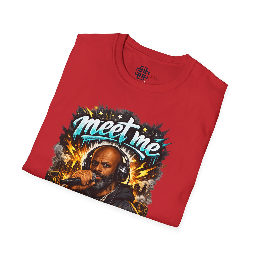 Meet Me Outside Fuse982 Bold Graphic Streetwear T-Shirt - Trendy Urban Fashion