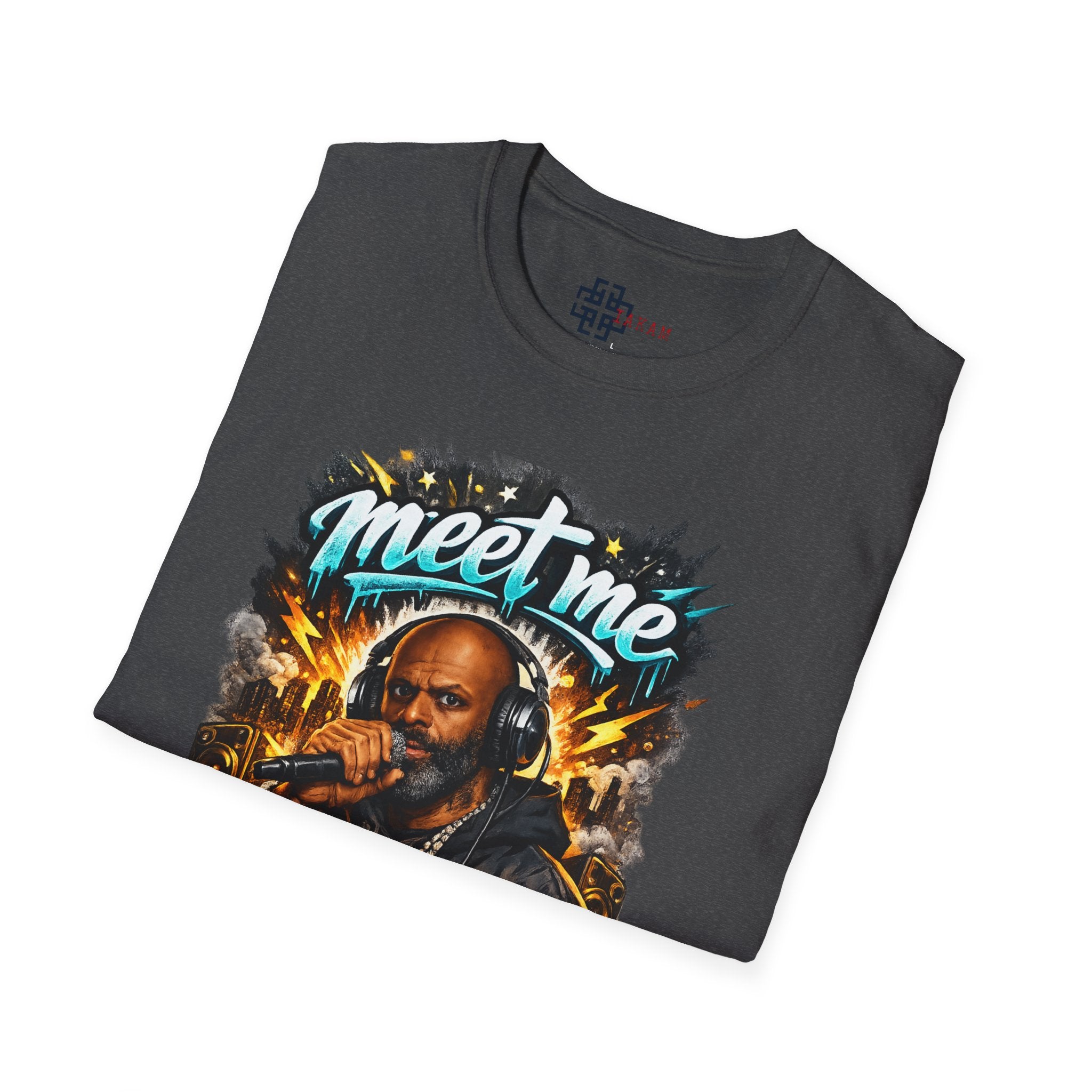 Meet Me Outside Fuse982 Bold Graphic Streetwear T-Shirt - Trendy Urban Fashion