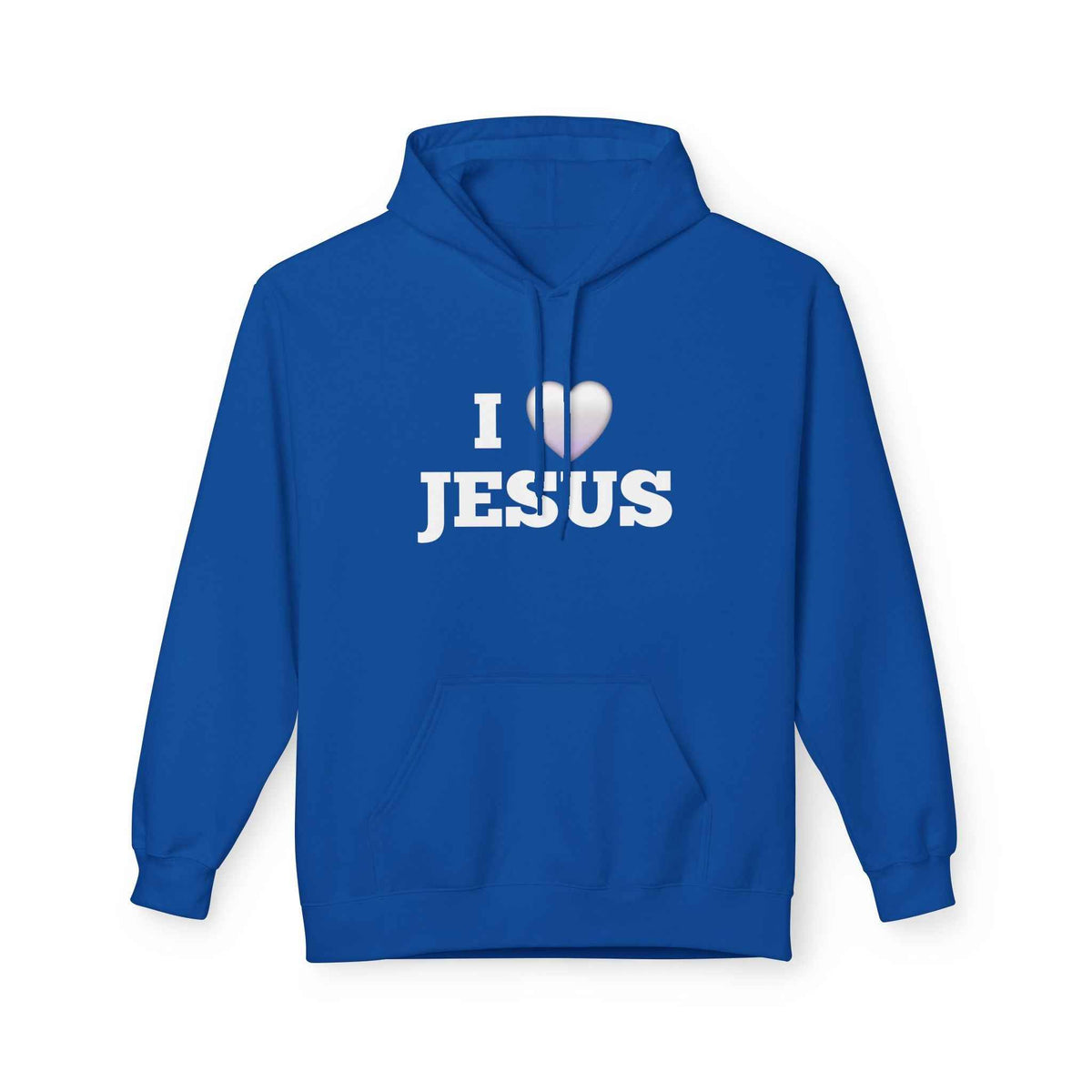 I Love Jesus Christian Faith Hoodie