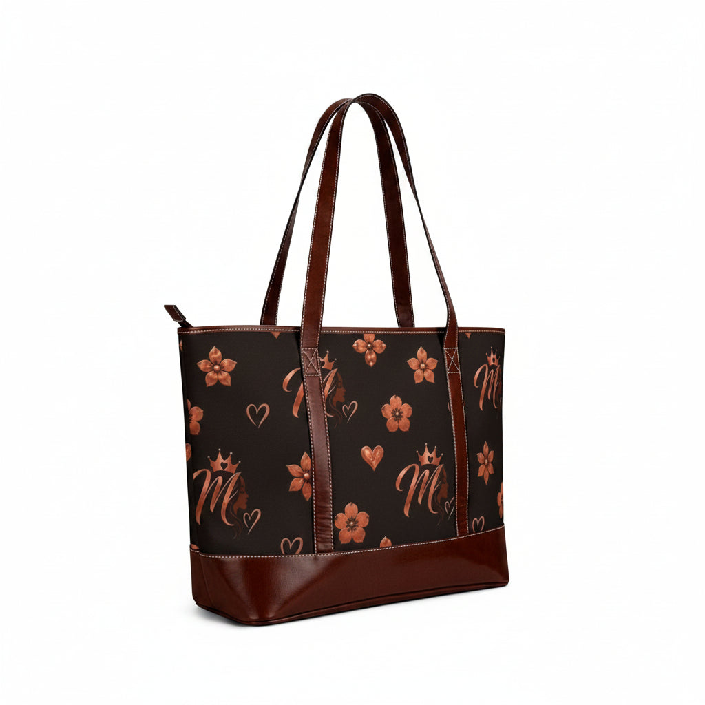 Msfbrownie Floral Tote Handbag