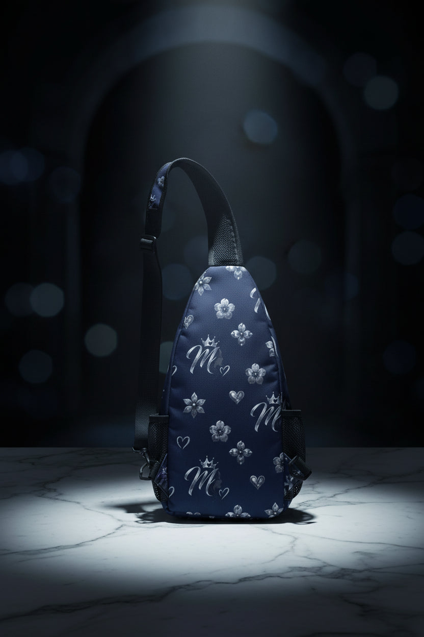 Msfbrownie Navy Chest Bag