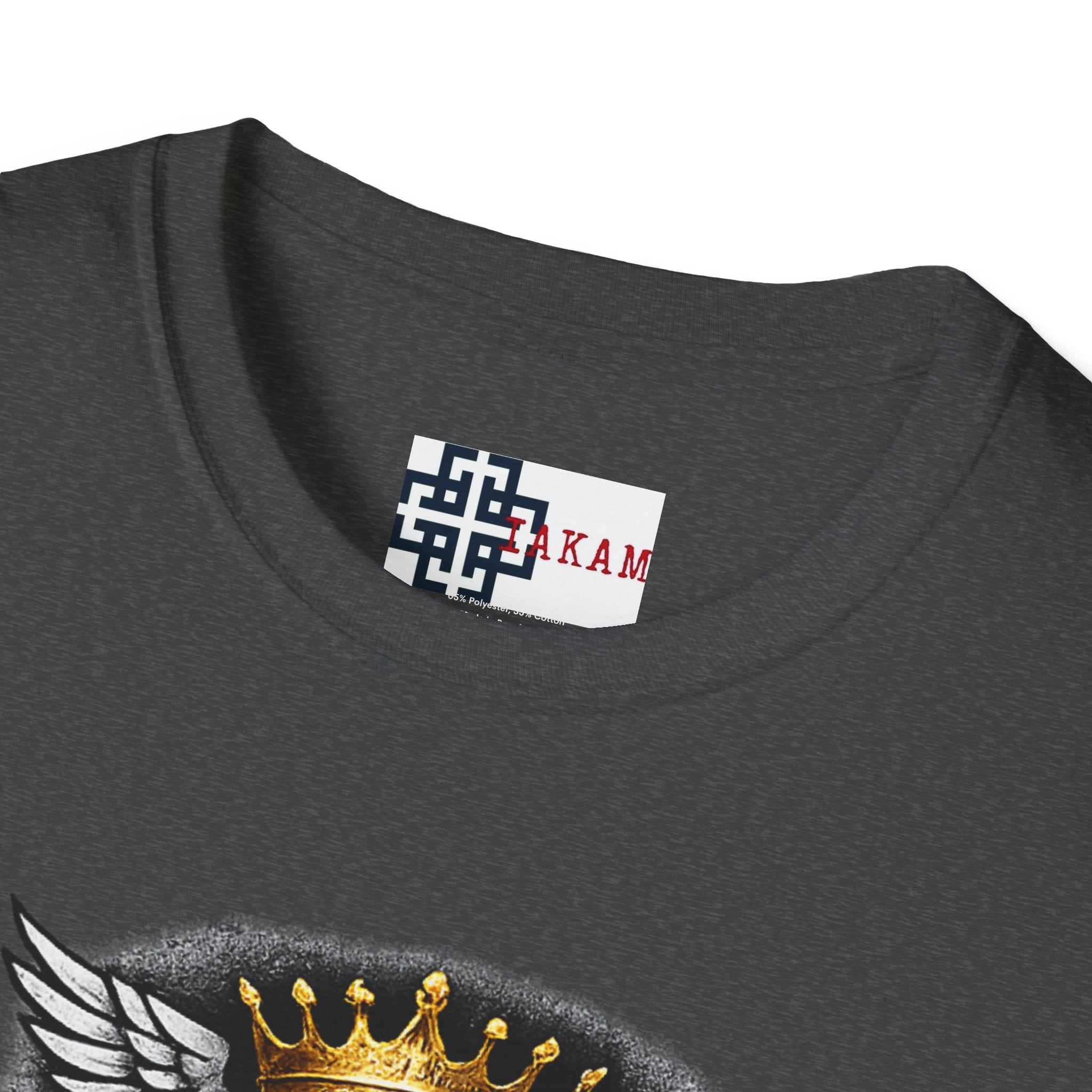 Elevate or Fade Streetwear T-Shirt - Motivational Tee with Crown & Wings