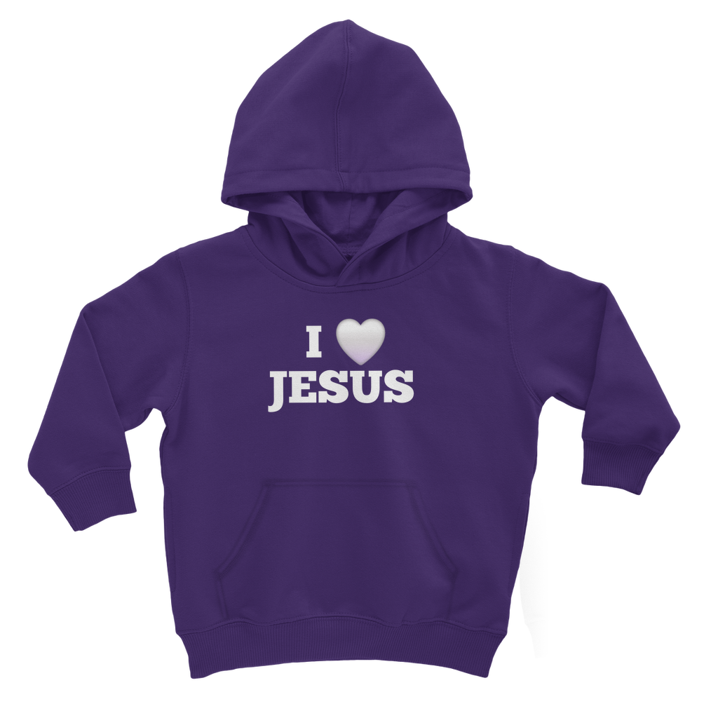 I love Jesus Hoodie for Kids - Classic Design Kids Sweatshirt