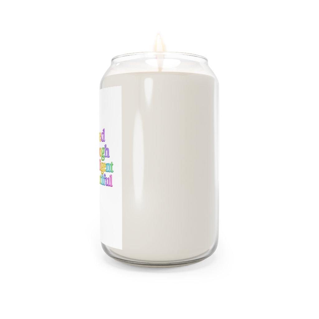 Affirmation Soy Candle – "I am Loved, I am Enough" Scented 13.75oz