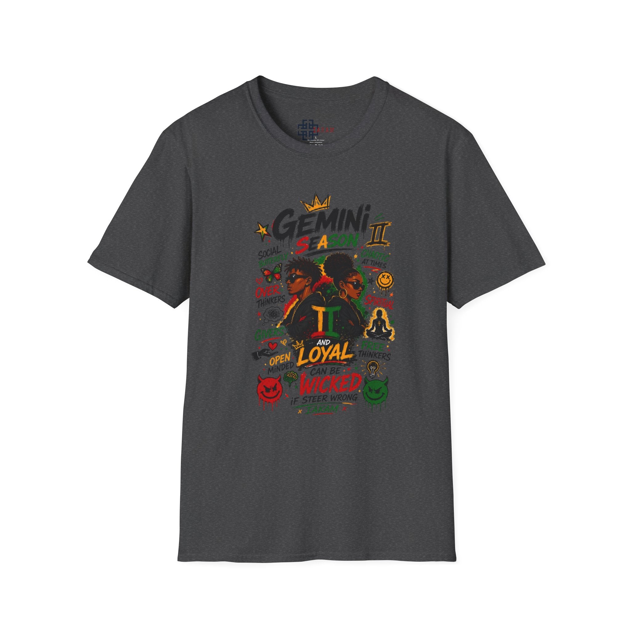 Gemini Zodiac T-Shirt - Gemini Season Graphic Tee for Trendsetters