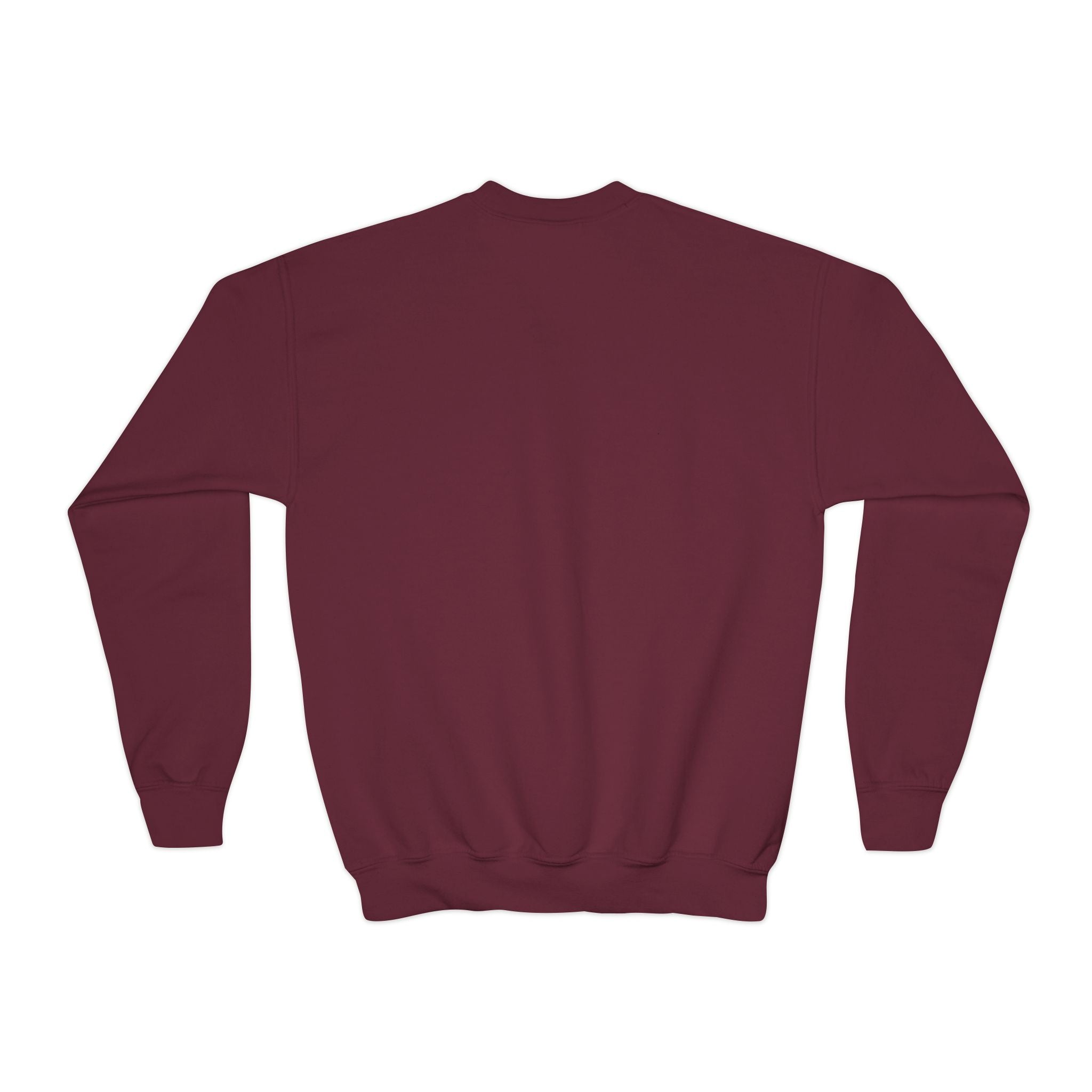 Youth Crewneck Sweatshirt — Minimal White Kid’s Pullover