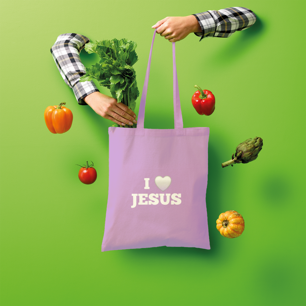 I love Jesus Shopper Tote Bag