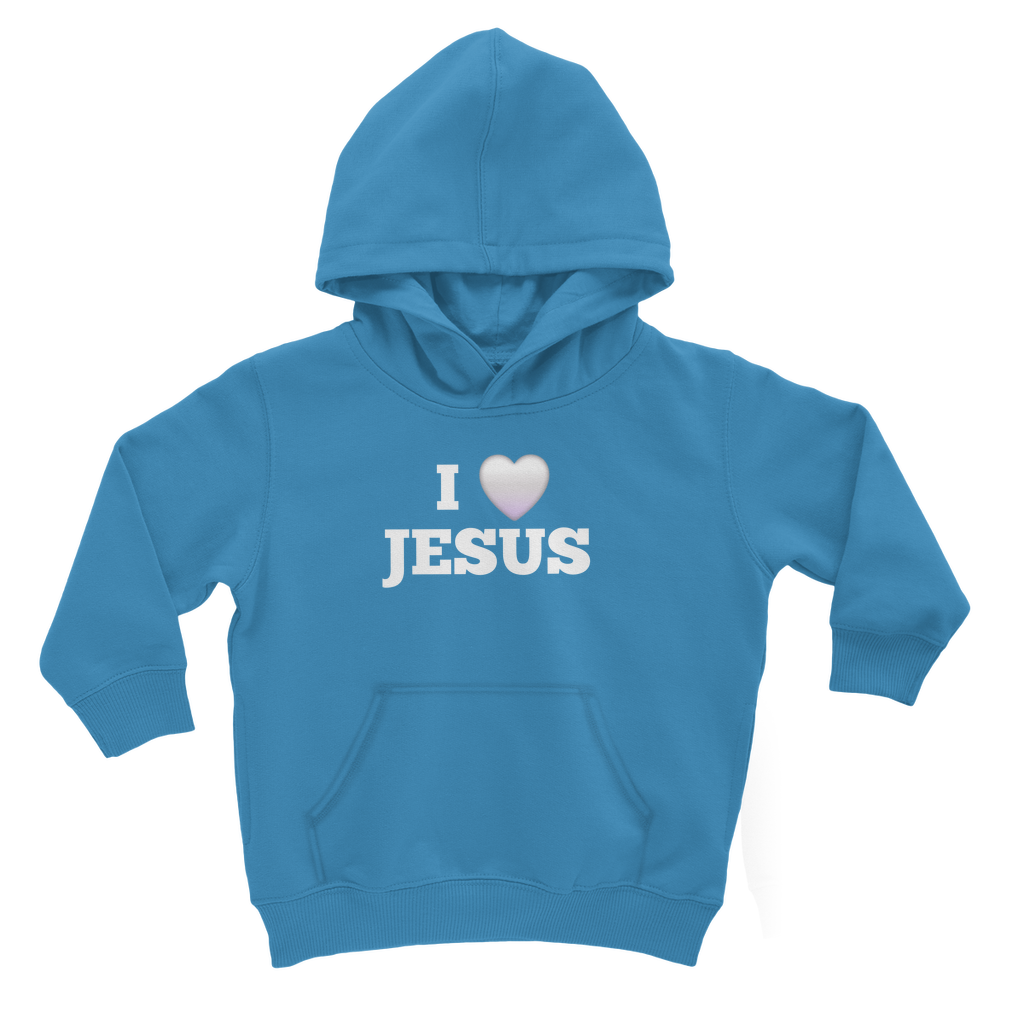 I love Jesus Hoodie for Kids - Classic Design Kids Sweatshirt