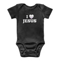I love Jesus Classic Baby Onesie Bodysuit