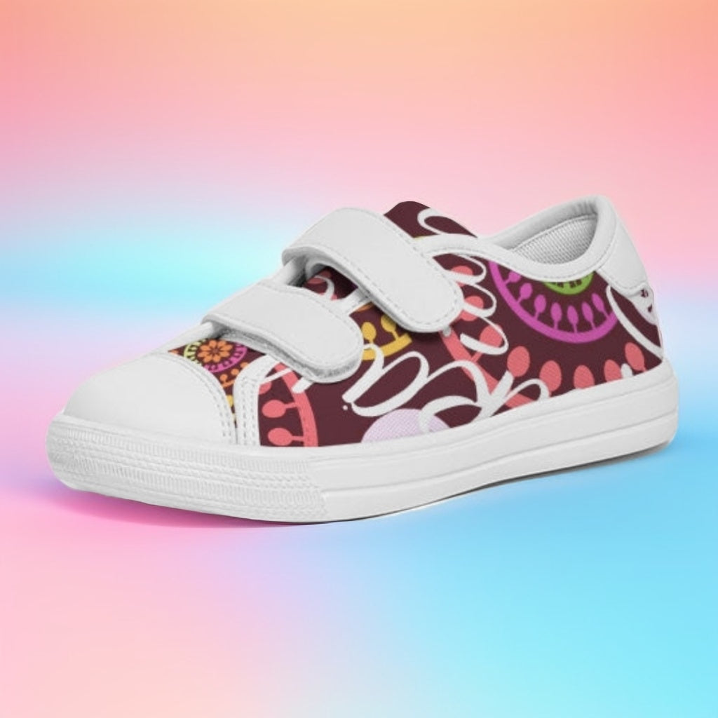 Crazy Skull 1 Kids Velcro Sneaker - IAKAM
