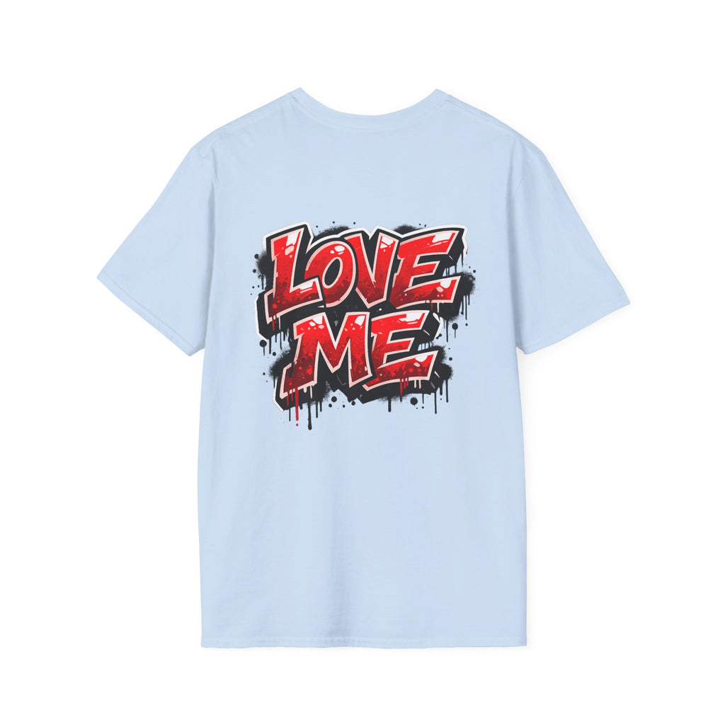Broken Teddy Bear Graphic Tee — "Love Me" Street Art Shirt Unisex