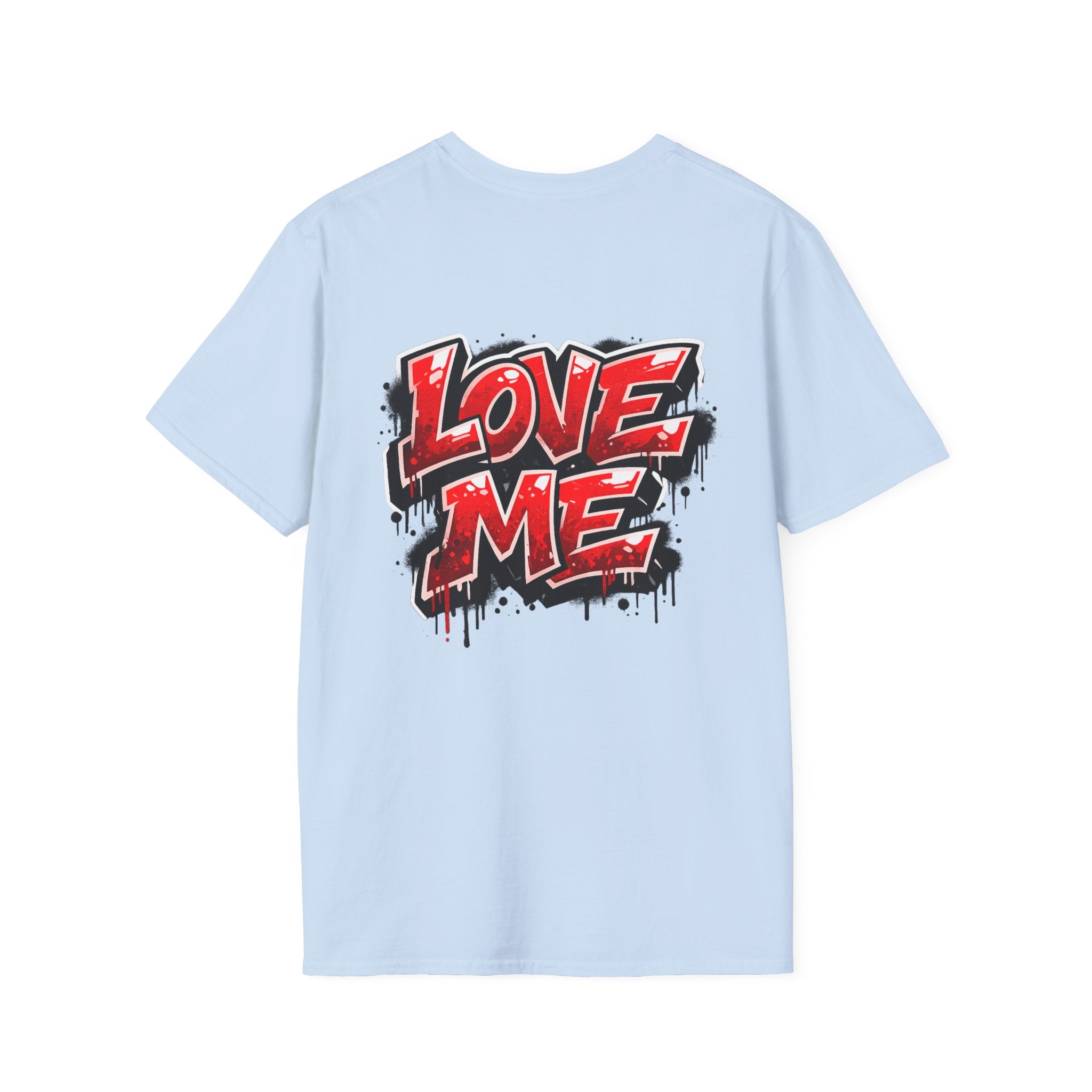 Broken Teddy Bear Graphic Tee — "Love Me" Street Art Shirt Unisex