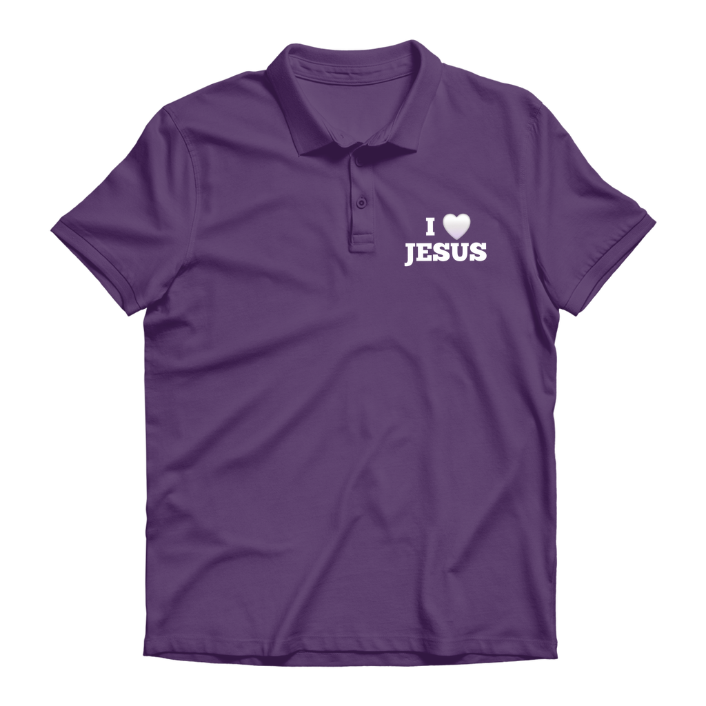 I Love Jesus Polo Shirt - Premium Men's Quality and Comfort