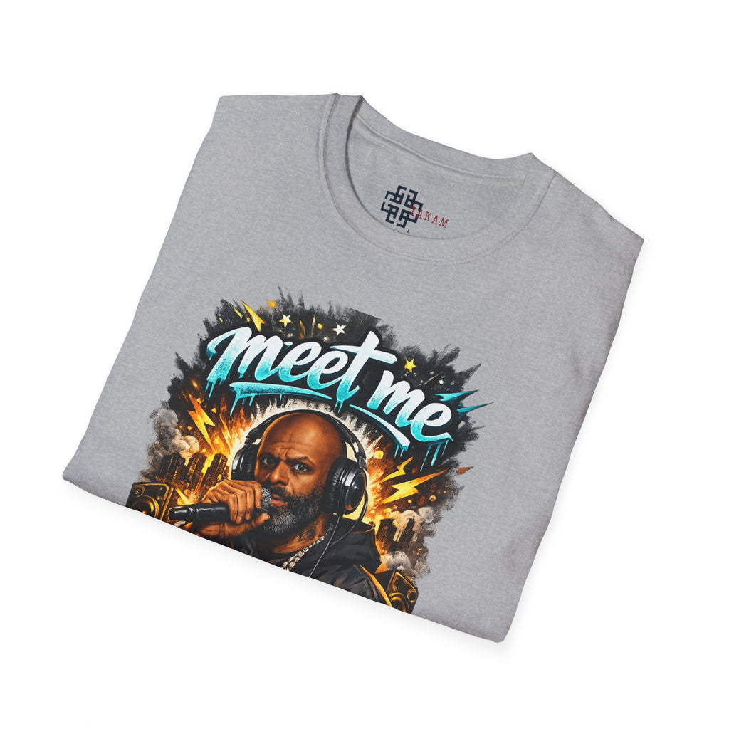 Meet Me Outside Fuse982 Bold Graphic Streetwear T-Shirt - Trendy Urban Fashion
