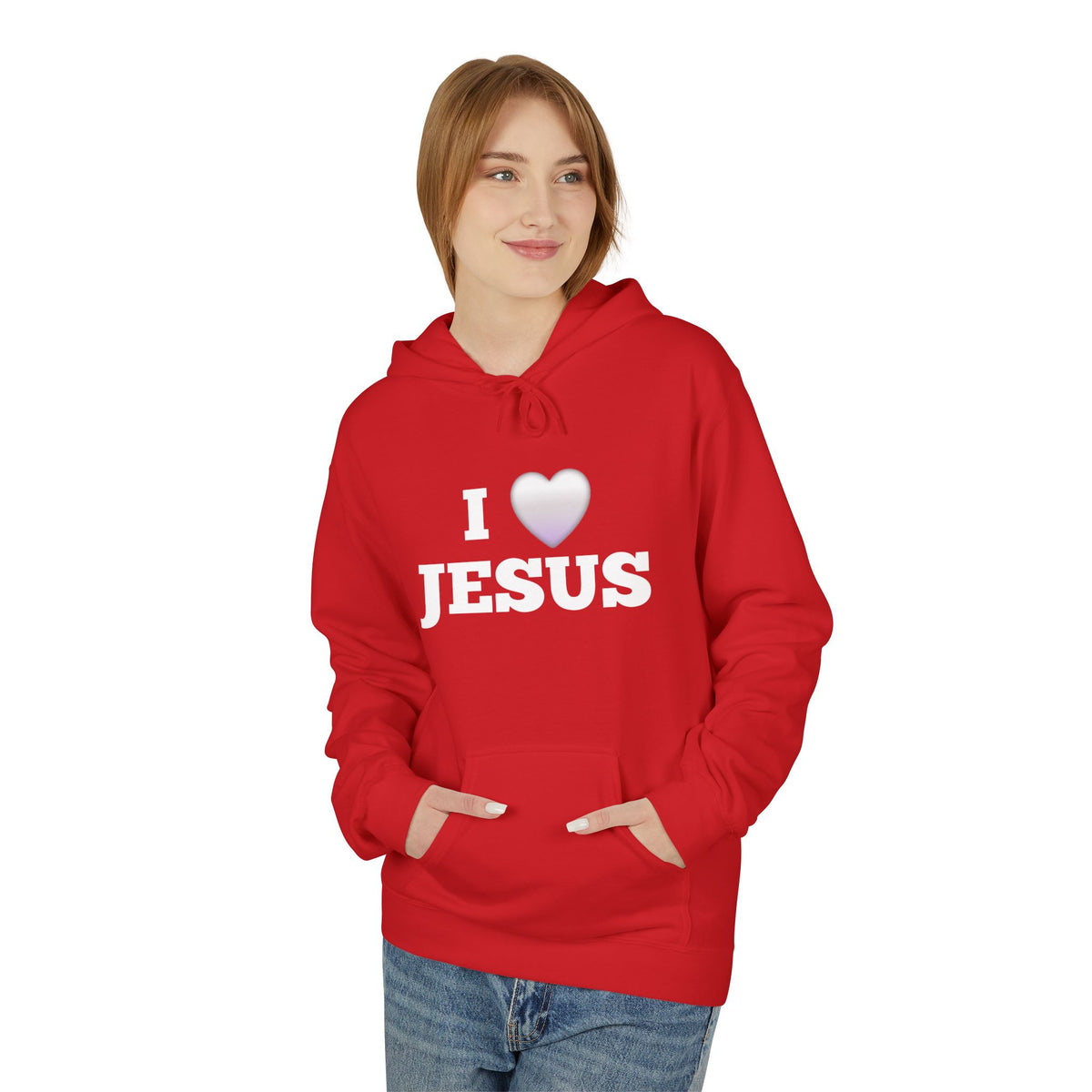 I Love Jesus Christian Faith Hoodie