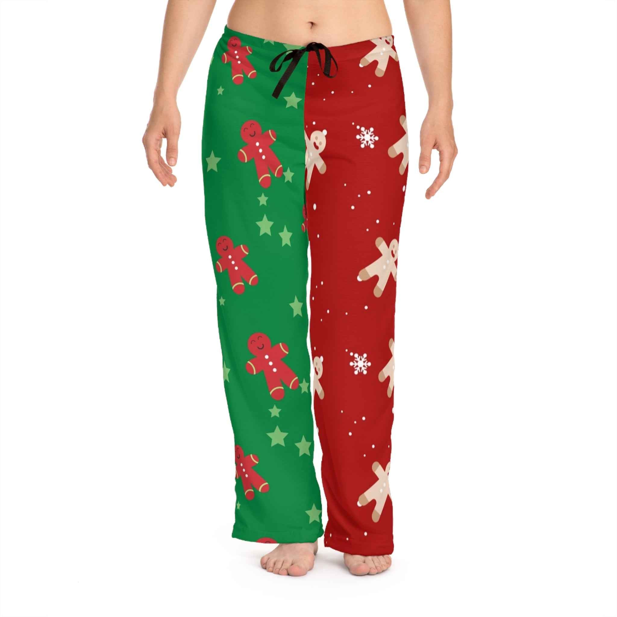 Women's Gingerbread Pajama Pants - Two Toned Cozy Comfort