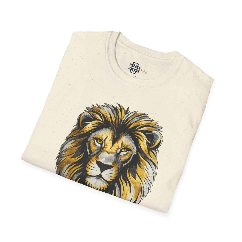 Lionheart Graphic T-Shirt - Striking Lion Head Art Design