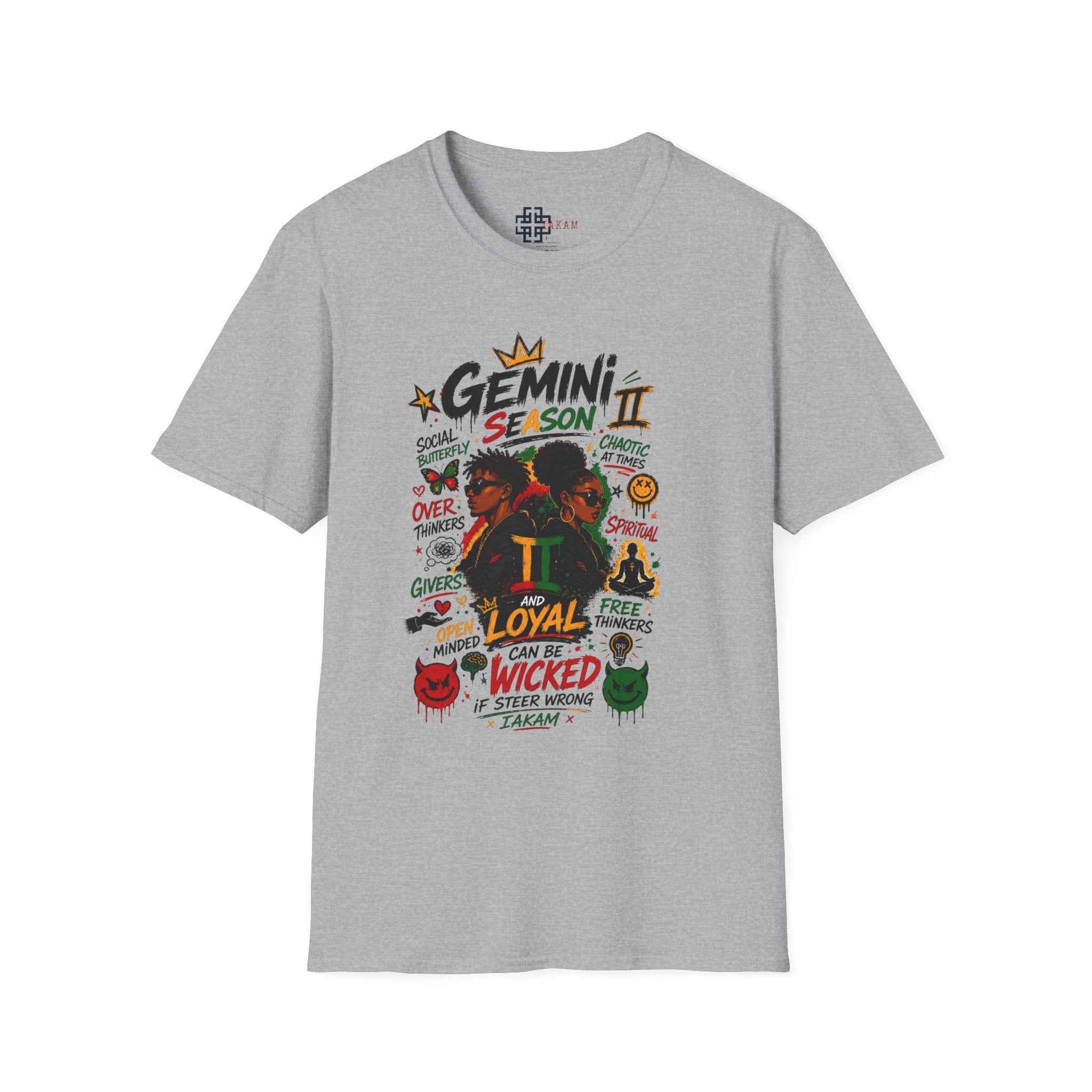 Gemini Season II T-Shirt — Loyal & Wicked Zodiac Graphic Tee
