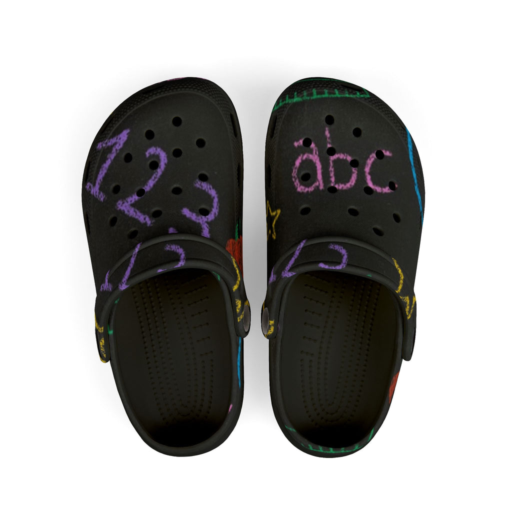 Kid's Abc 123 Foam Clogs