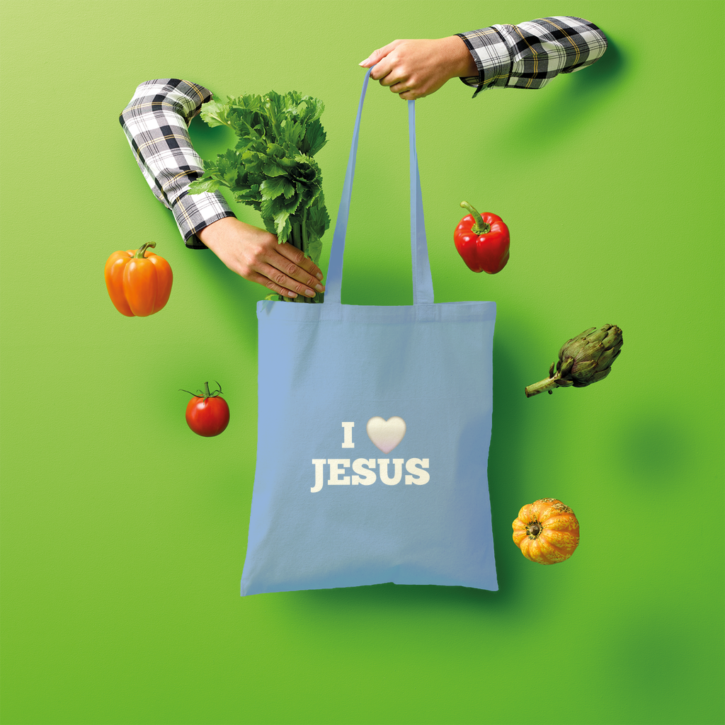 I love Jesus Shopper Tote Bag