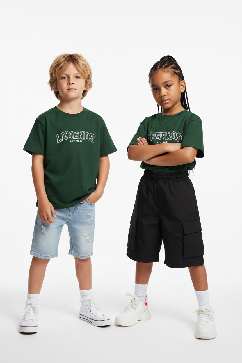 Kids Tee — 'LEGENDS' Mini Logo Graphic Shirt