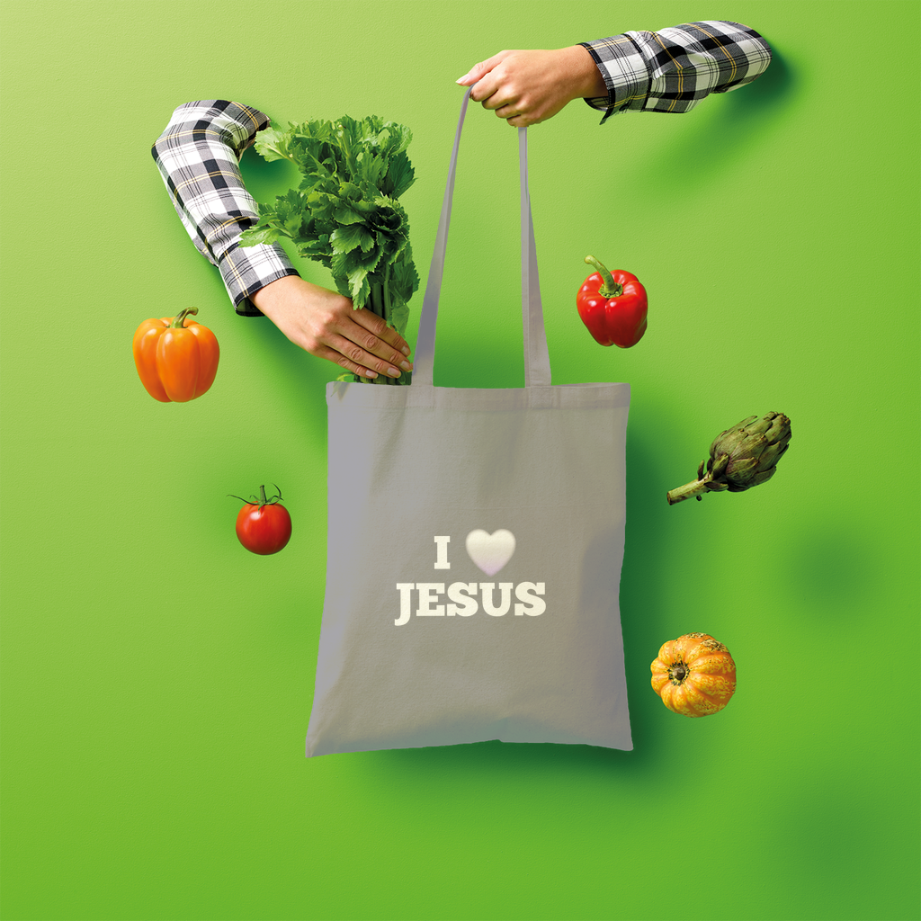 I love Jesus Shopper Tote Bag