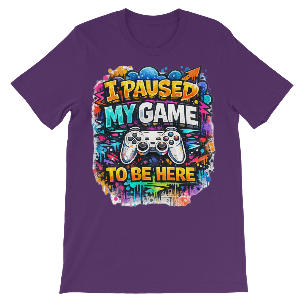I paused my game Classic Kids T-Shirt