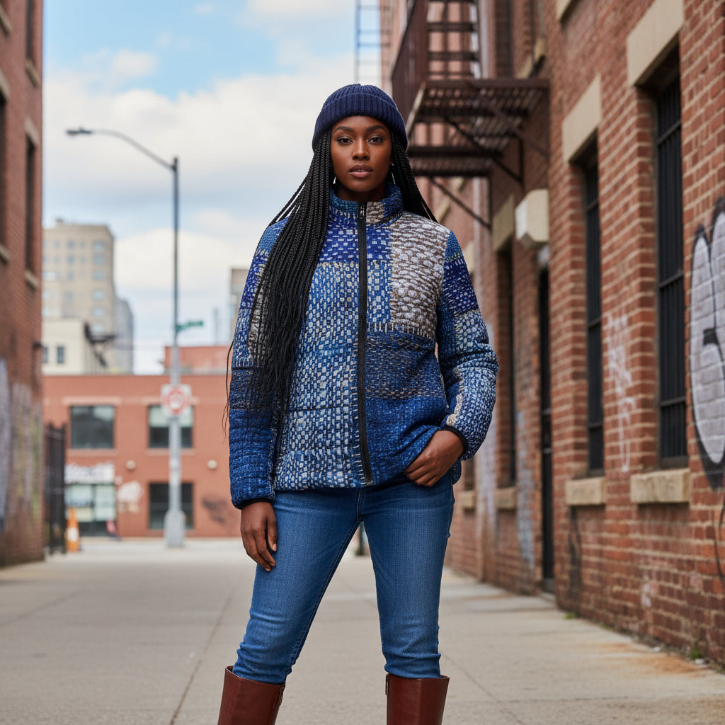 Women’s Puffer Patch Jacket - IAKAM