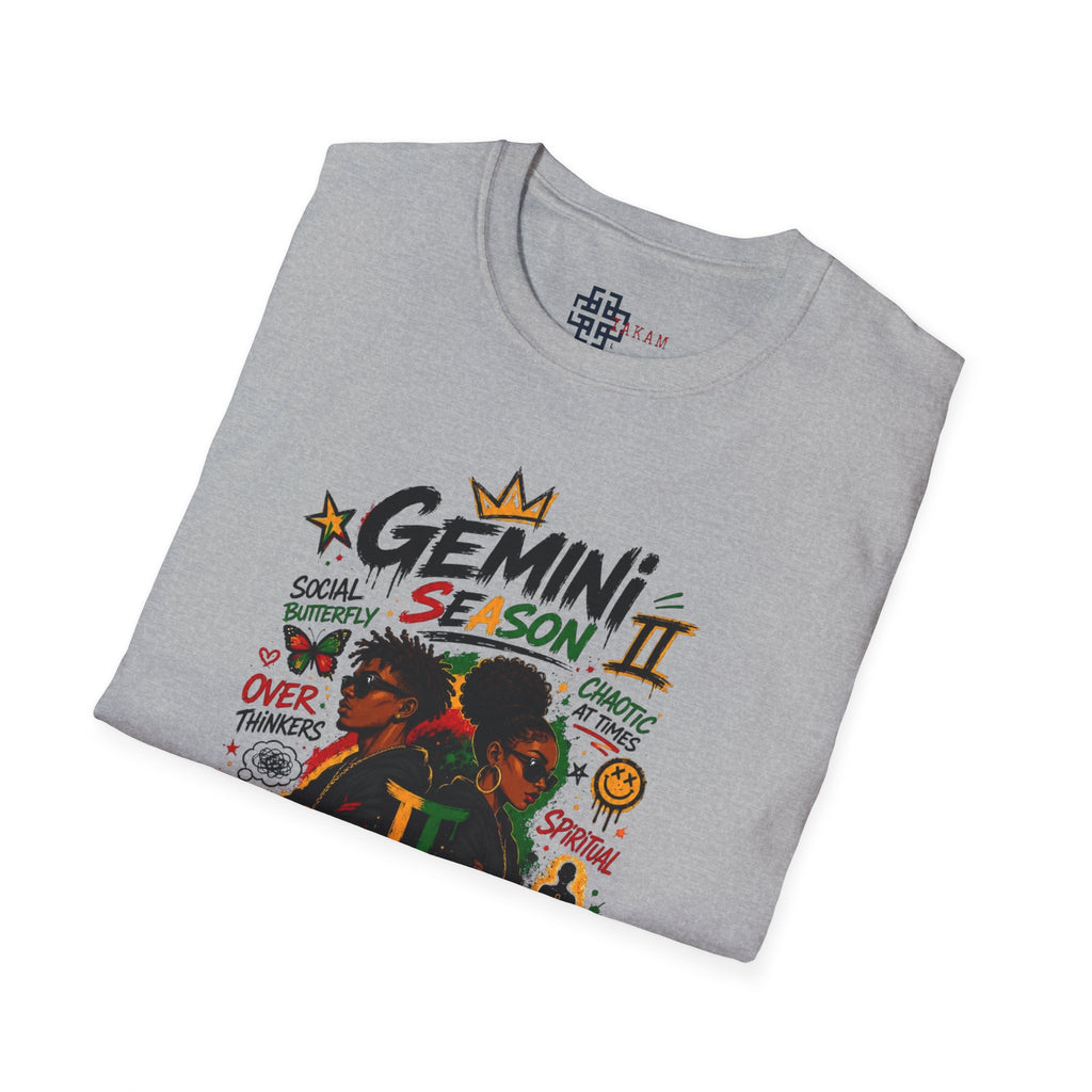 Gemini Season II T-Shirt - Loyal & Wicked Gemini Zodiac Graphic Tee