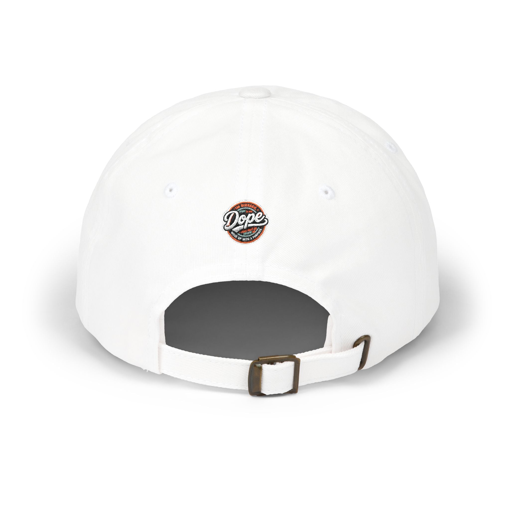 Dope Circle Embroidered Cap — Vintage Retro Logo Baseball Hat