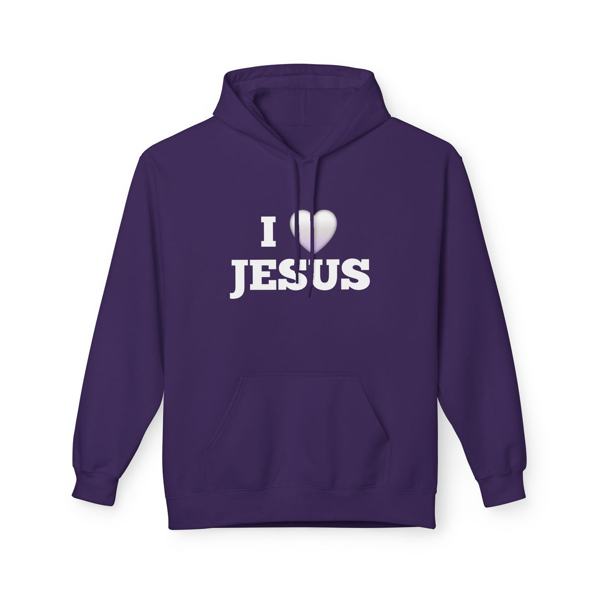 I Love Jesus Christian Faith Hoodie