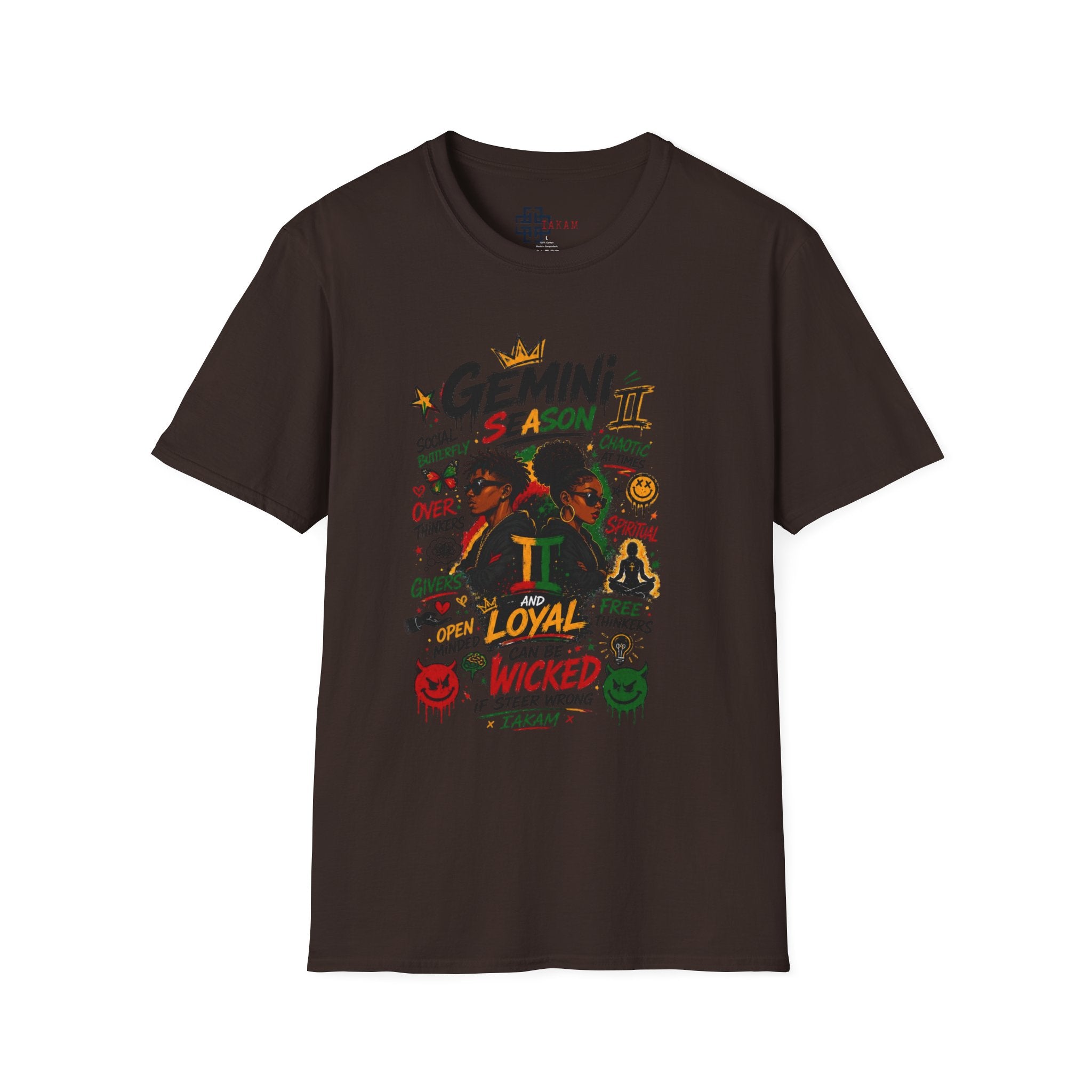 Gemini Season II T-Shirt - Loyal & Wicked Gemini Zodiac Graphic Tee