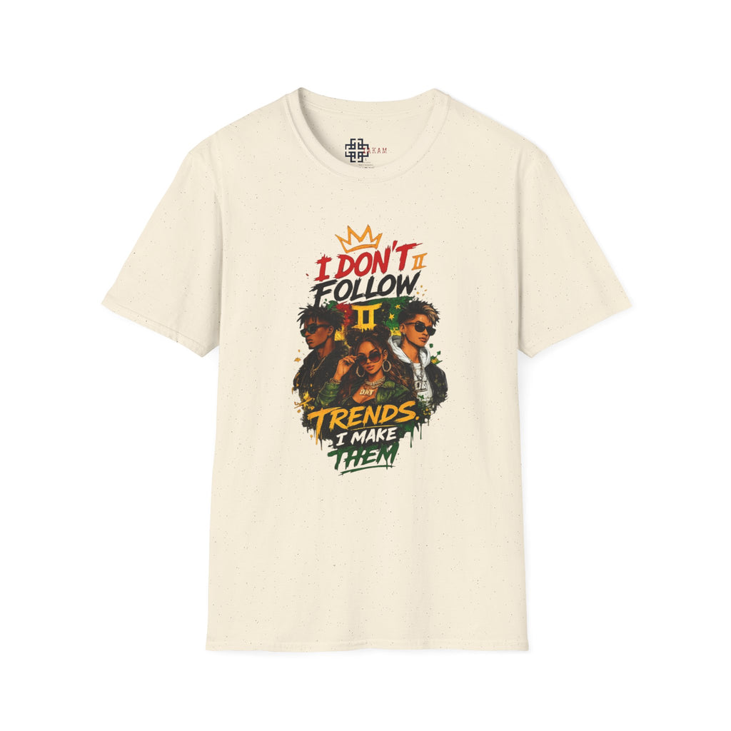 I Don't Follow Trends T‑Shirt 3— Retro Rebel Graphic Tee