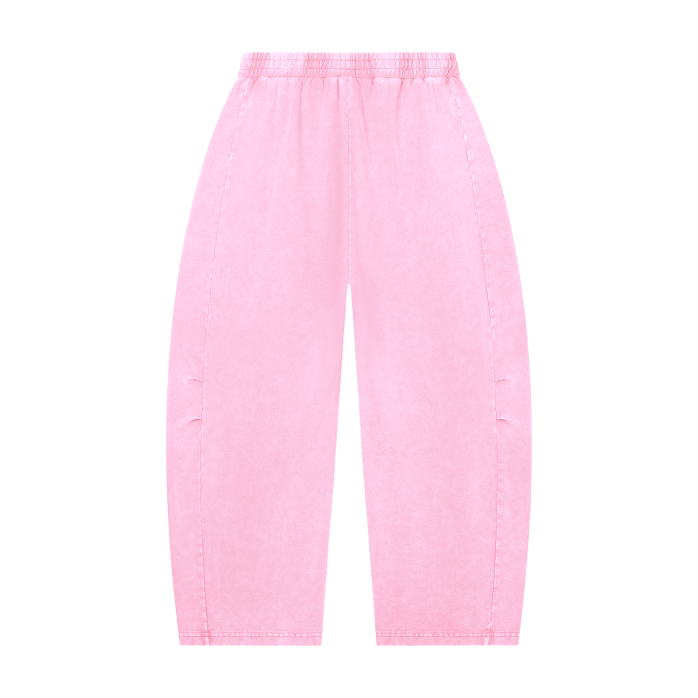 Msfbrownie Unisex Mineral Wash Barrel Leg Pants