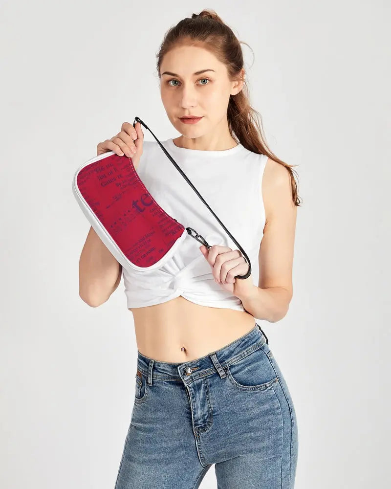 Vintage Red Petite Canvas Pouch - IAKAM