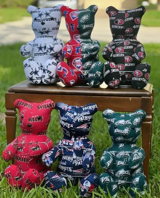 Milady's Hand Craft Keeps Sake Fan Sports Teddy Bear - IAKAM