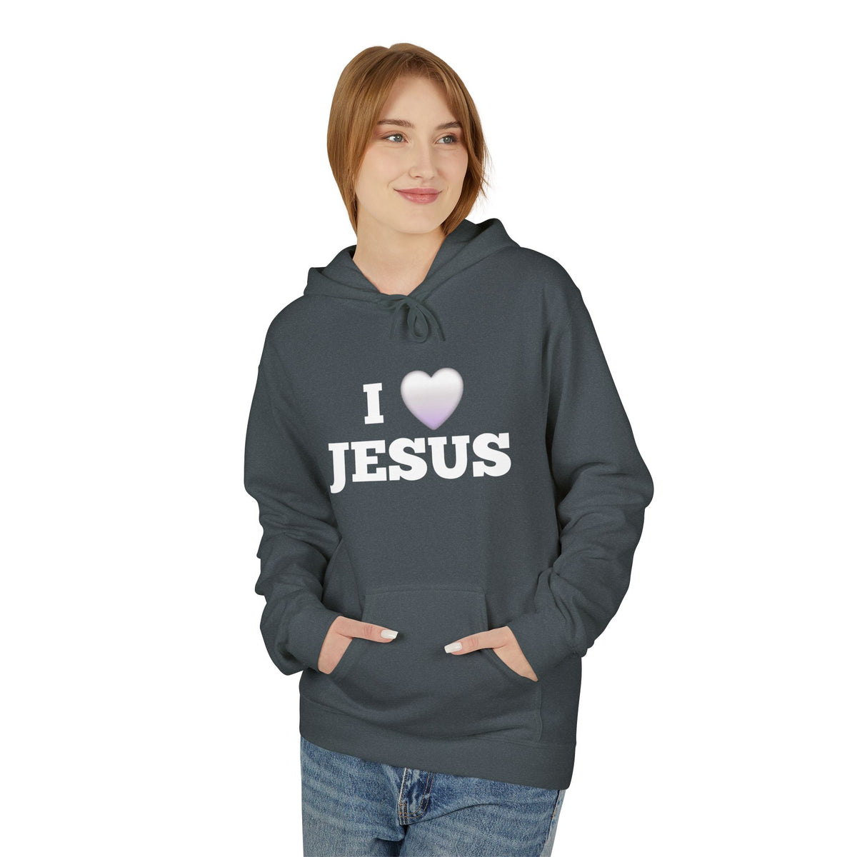 I Love Jesus Christian Faith Hoodie