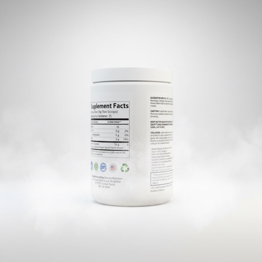 Collagen Peptides Type I & III Supplement (350g, 12.3oz)