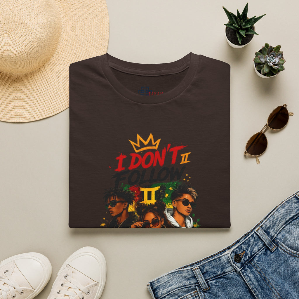 I Don't Follow Trends T‑Shirt 3— Retro Rebel Graphic Tee